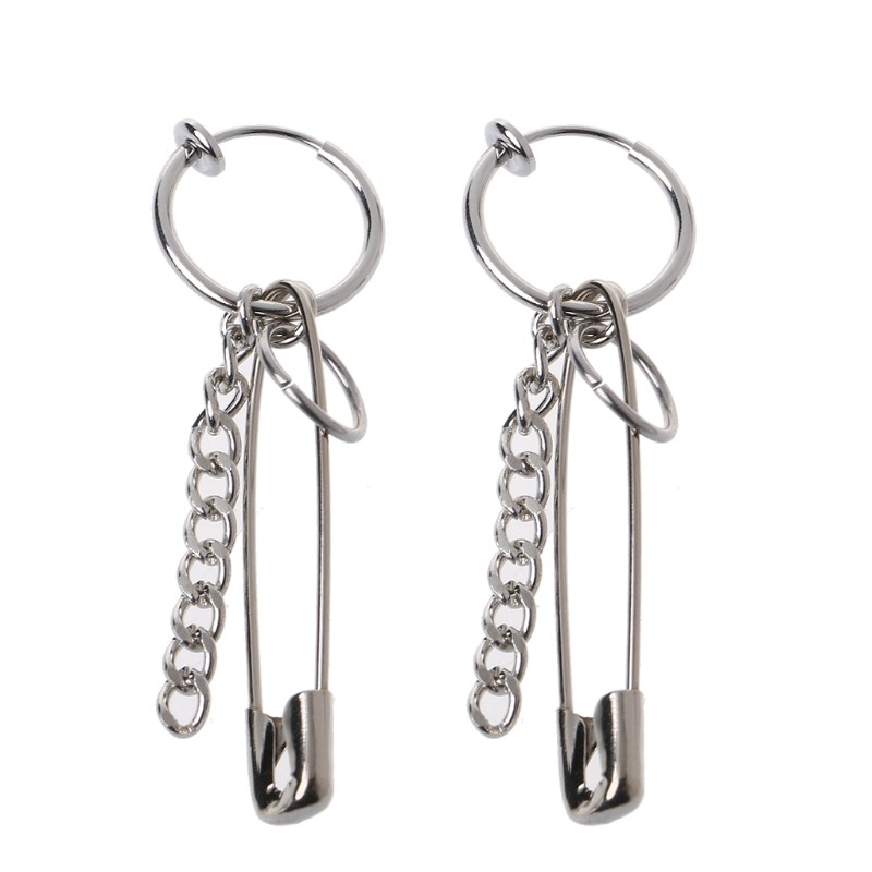 Bông tai dáng dài dây xích phong cách Hàn Quốc sang trọng cho nữ