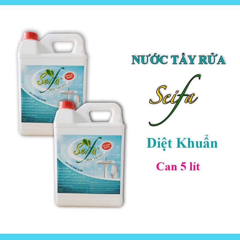Nước Tẩy Toilet Diệt Khuẩn Seifa Can 5 Lít