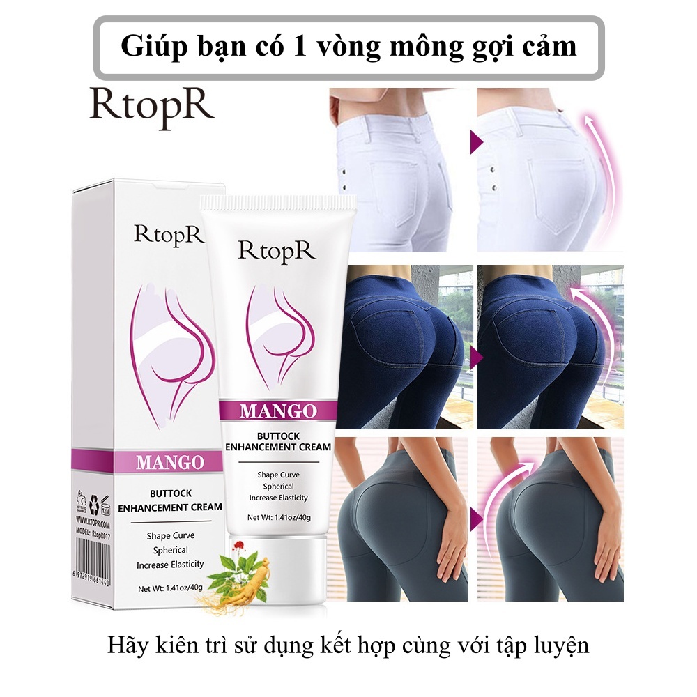 Kem nở mông RtopR MANGO nâng mông, làm săn chắc vùng mông, vòng 3 căng tròn gợi cảm an toàn SPT110009