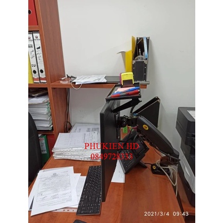 Giá Kệ Để Đồ Gác Trên Màn Hình Máy Tính, Tivi - Screen Top Shelf- Lắp Đặt Đơn Giản - Tiết Kiệm Diện Tích - Khay Để 32CM