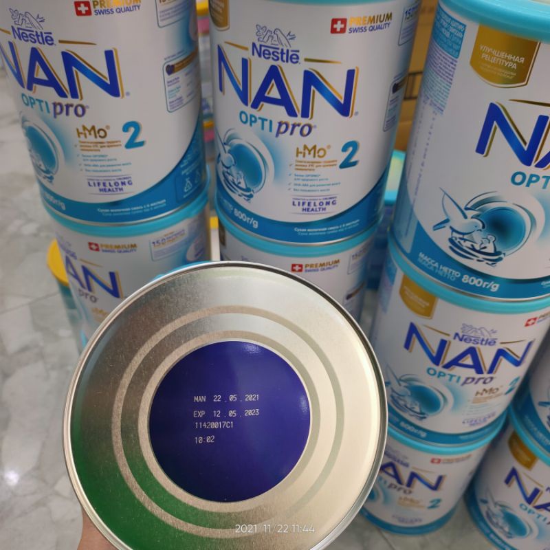 Sữa bột Nestle Nan Nga Optipro HMO số 2 hộp 800gr