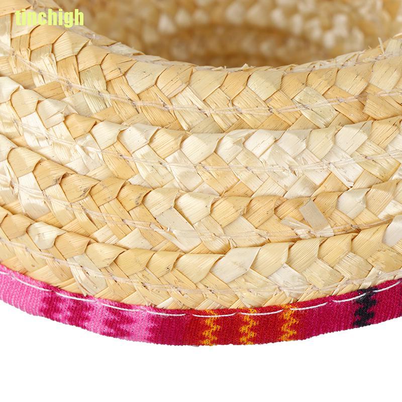 Mũ Rơm Mini Bảo Vệ Chống Nắng Cho Thú Cưng