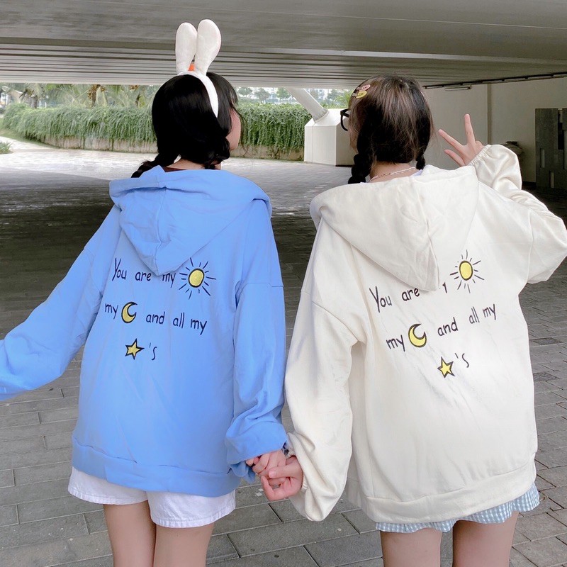 [Mã FATHANG5 giảm 10K đơn 50K]  Áo khoác nỉ bông thêu cầu vồng | BigBuy360 - bigbuy360.vn