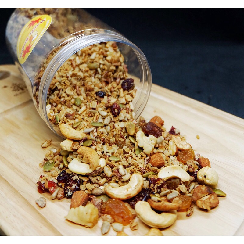 Granola yến mạch mix hạt nướng mật ong