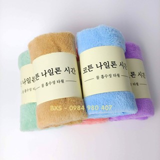 Combo 5 khăn mặt 30x50cm Hàn Quốc
