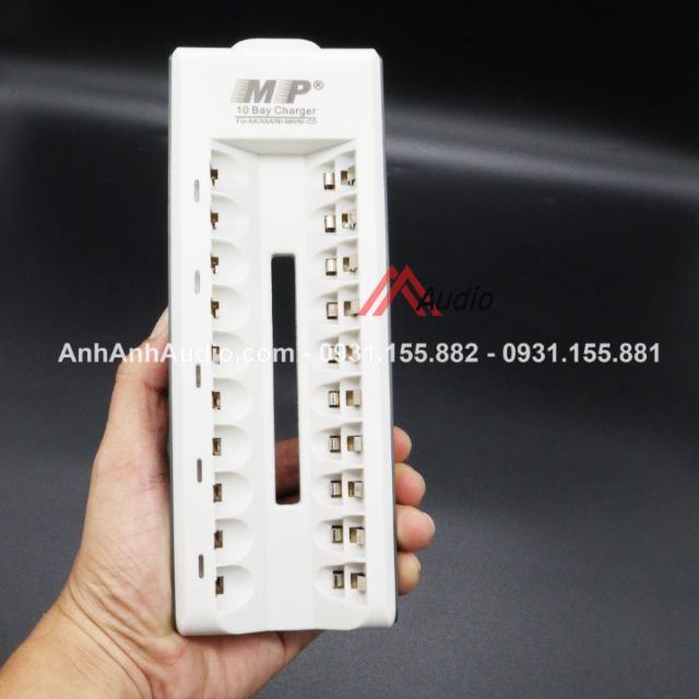 MÁY SẠC 10 VIÊN PIN AA , AAA , 01 CÁI CÓC SẠC 2 AA ,3 AAA , MÃ MPnew