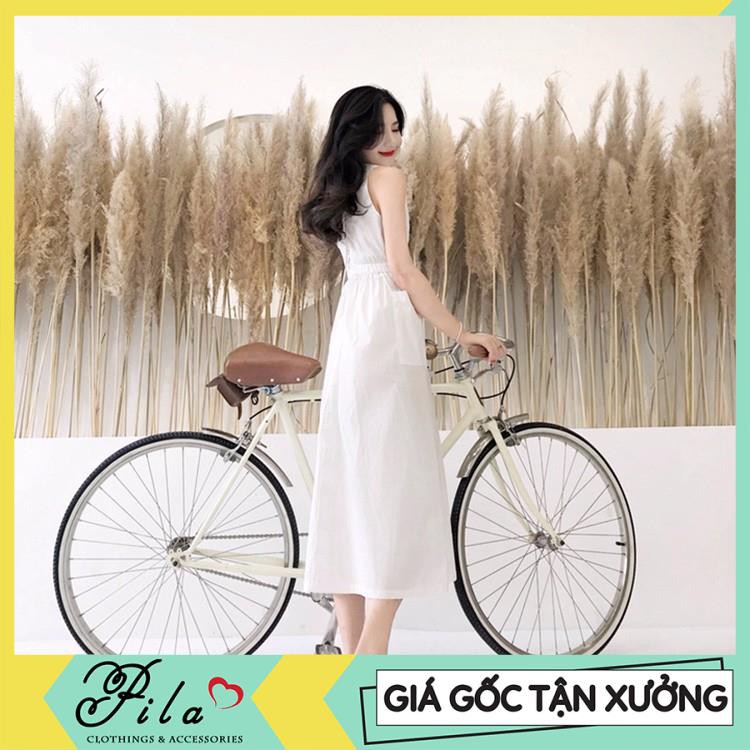 [Giá gốc tận xưởng] ĐẦM KAKI 2 TÚI MÙA HÈ DỄ THƯƠNG - DP028