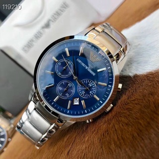 Đồng hồ nam Emporio Armani dây kim loại cao cấp 6 kim