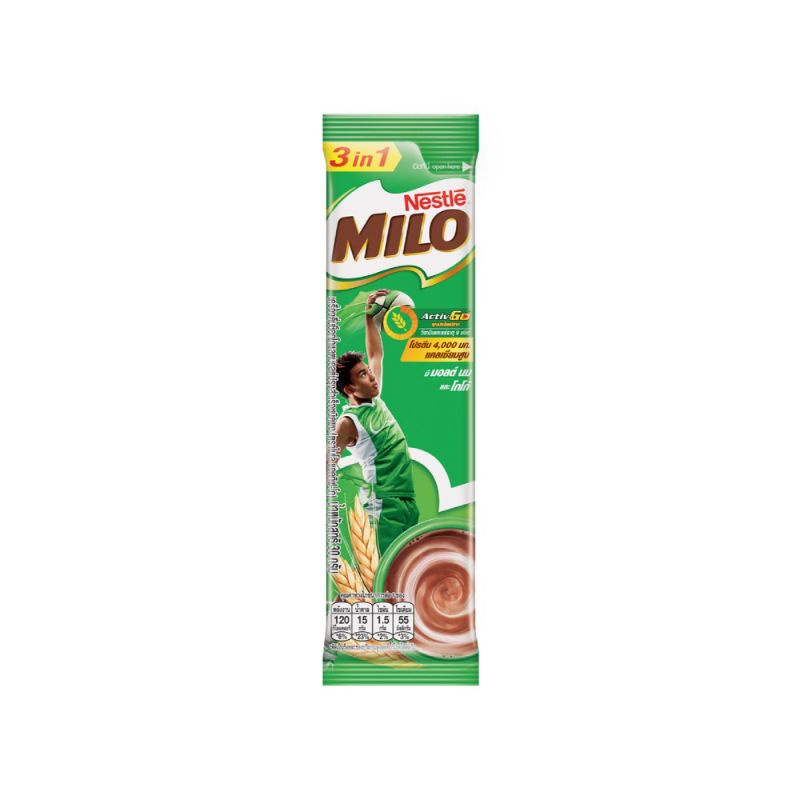 MILO THÁI LAN 3 IN 1  TÚI 15 GÓI 450 GRAM