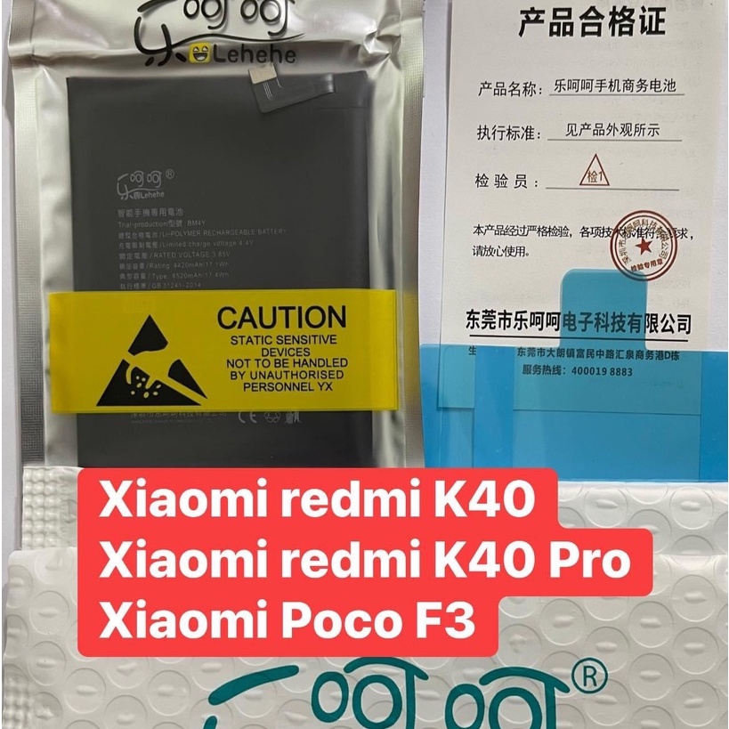 Pin Xiaomi redmi Poco F3 / redmi K40 / redmi K40 Pro BM4Y Chính Hãng Lehehe