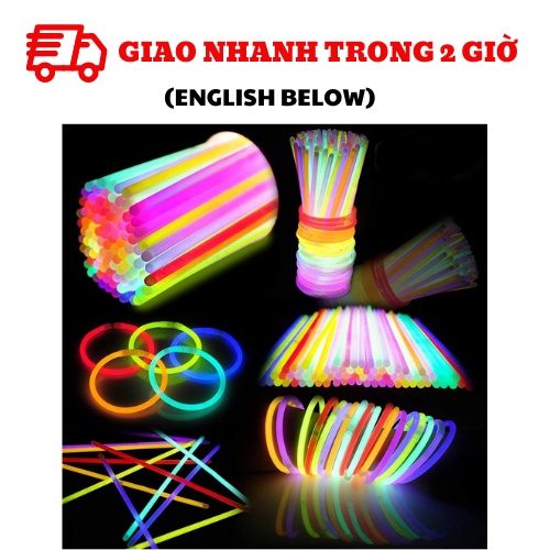 Vòng Tay Dạ Quang Phát Sáng Cho Tiệc Party Glow Stick OTBF14