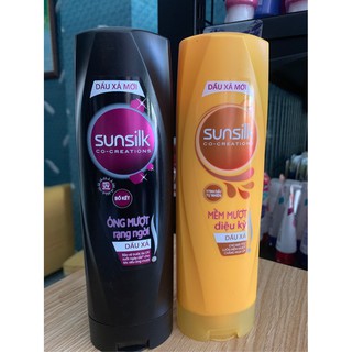 Dầu xả sunsilk vàng/đen 320g