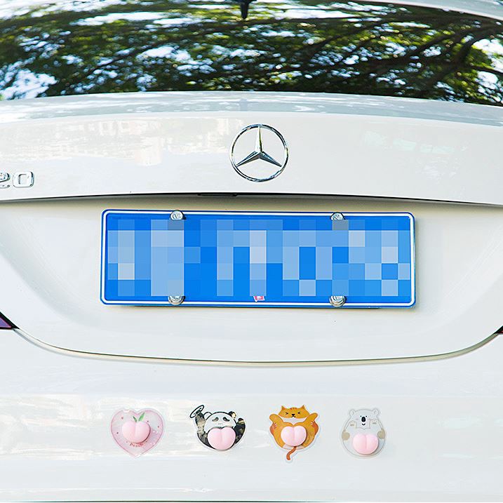 Miếng Dán Bảo Vệ Kính Chiếu Hậu Xe Hơi Chống Trầy Xước Họa Tiết Hoạt Hình Dễ Thương
