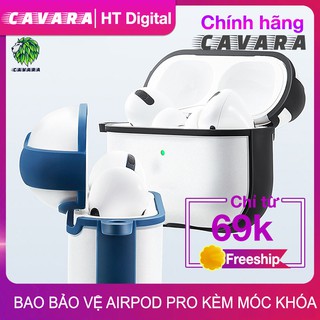 Hộp Bảo Vệ Cho Airpods Pro (Gồm 1 hộp bảo vệ airpod + Móc khóa chống rớt)