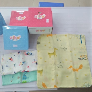 Khăn Sữa Sợi Tre Cao Cấp Aiko 30x30