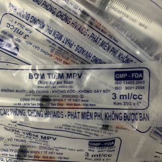 Combo 10 bơm tiêm mpv 3ml - cỡ kim 25g