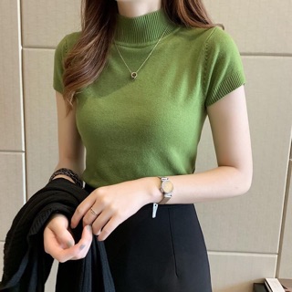 Áo len cộc tay