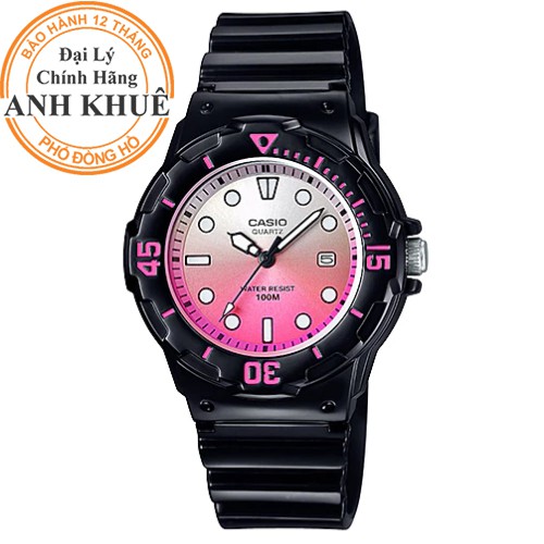 Đồng hồ nữ dây nhựa Casio chính hãng Anh Khuê LRW-200H-4EVDR