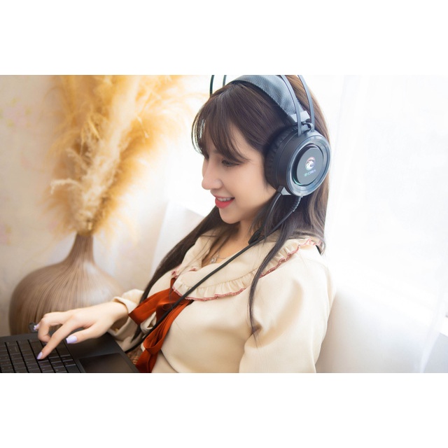 Tai nghe chụp tai Edra 410 Pro Chơi game, dùng được cho điện thoại, nghe nhạc có mic