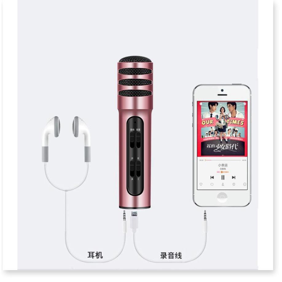 ( Xả kho sập sàn) Micro thu âm không cần soundcard,Mic hát karaoke C7 Thu Âm  - bảo hành uy tín