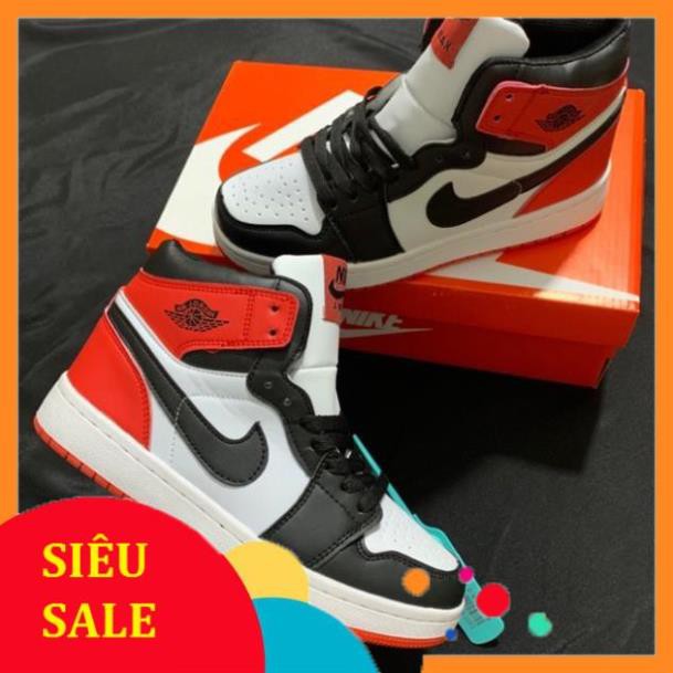 GIÀY JORDAN 1 THỂ THAO NAM NỮ CAO CỔ ĐỎ ĐEN HÀNG ĐẸP
