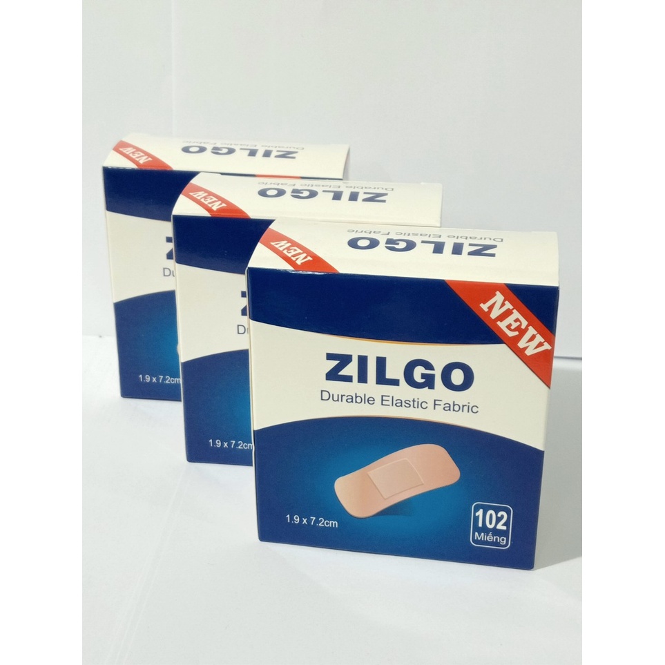 Băng cá nhân ZILGO Hộp 102 miếng