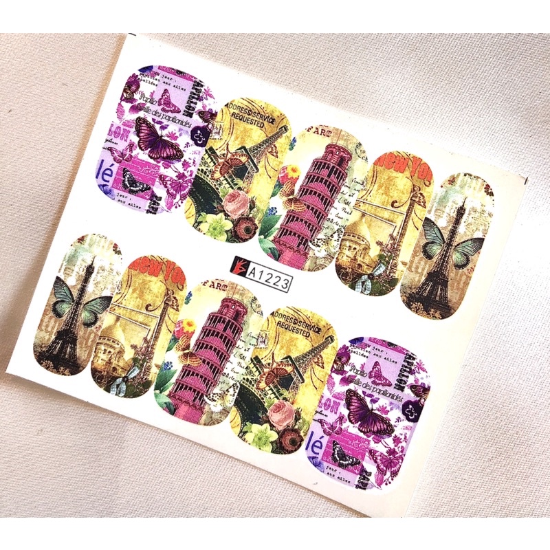 Hình dán 3D nước