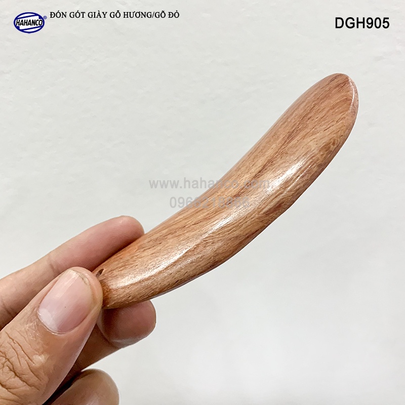 Đón Gót Giày Mini Gỗ Hương/Gõ Đỏ HAHANCO Có Thể Bỏ Túi - Hàng Xuất Khẩu - DGH905