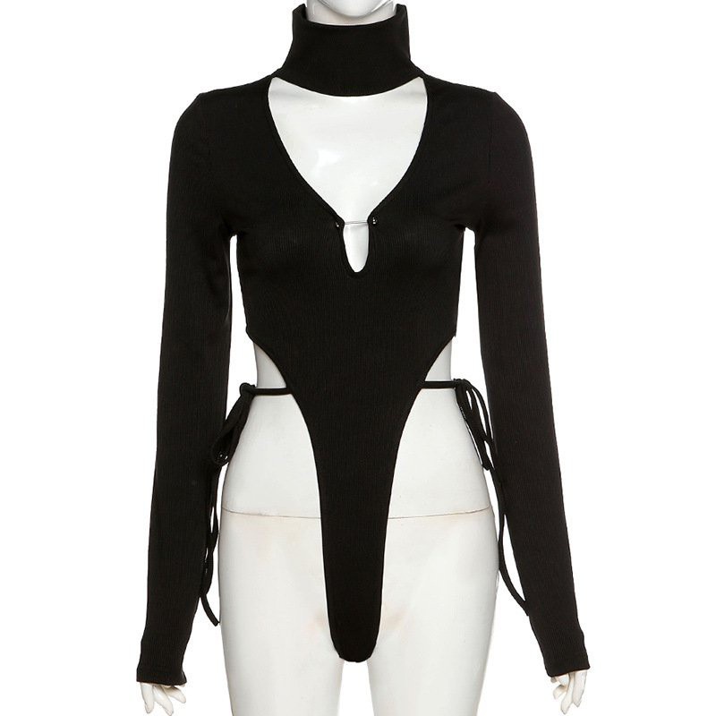 Jumpsuit Lưng Cao Phối Choker Phong Cách Hàn Quốc Quyến Rũ | BigBuy360 - bigbuy360.vn