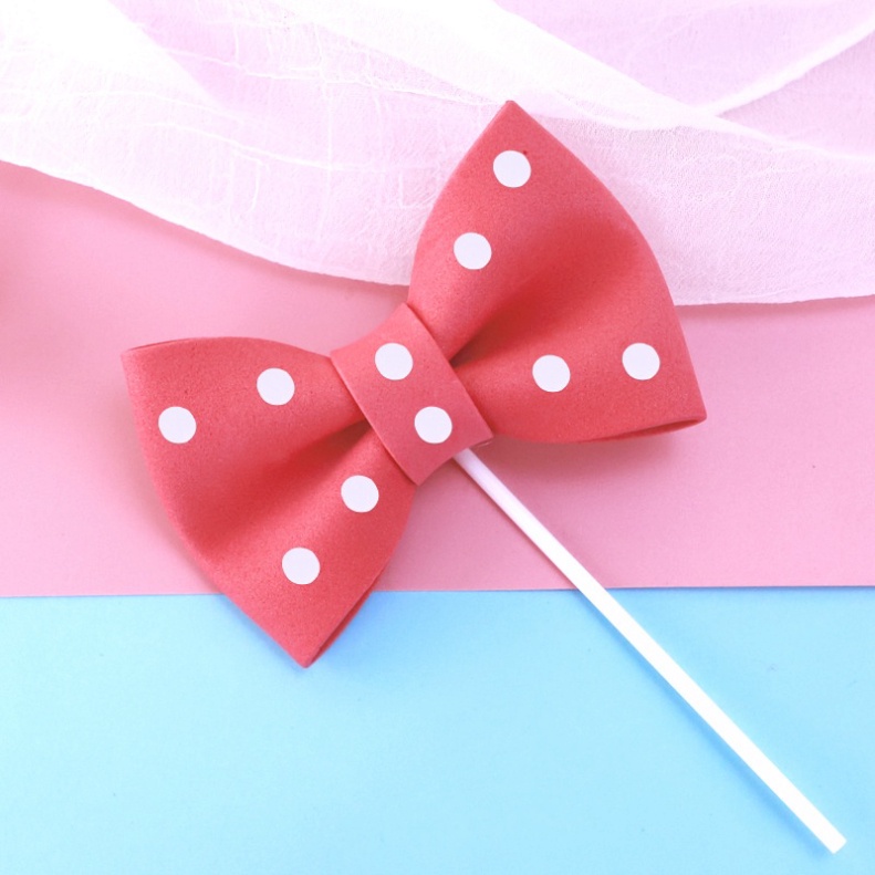 que cắm trí trang trí bánh kem [FREESHIP] nơ trang trí bánh sinh nhật