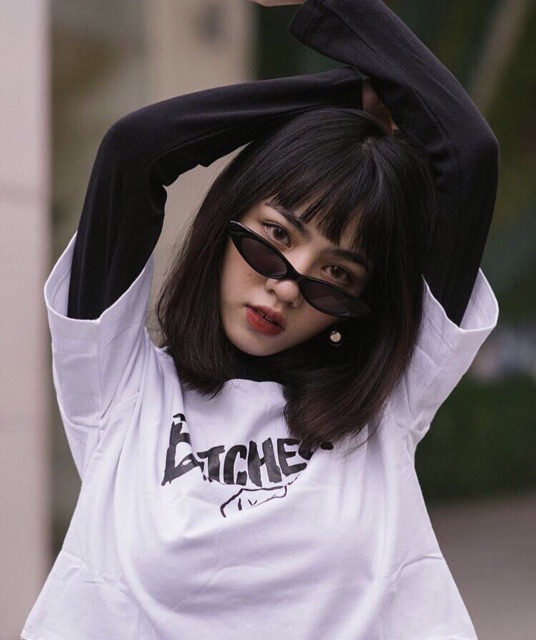 Áo croptop viền bitchess hót