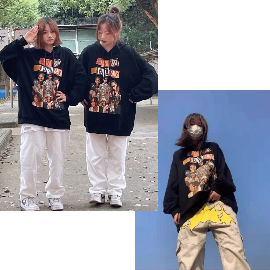 Áo hoodie nữ form rộng Min Room, áo nỉ unisex mũ hai lớp dày dặn MELLY AHML | BigBuy360 - bigbuy360.vn