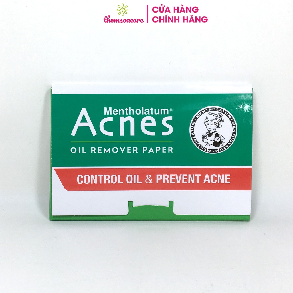 Giấy thấm dầu Acnes - Chính hãng từ Rohto - Kiểm soát nhờn, ngăn ngừa mụn, thông thoáng lỗ chân lông | BigBuy360 - bigbuy360.vn