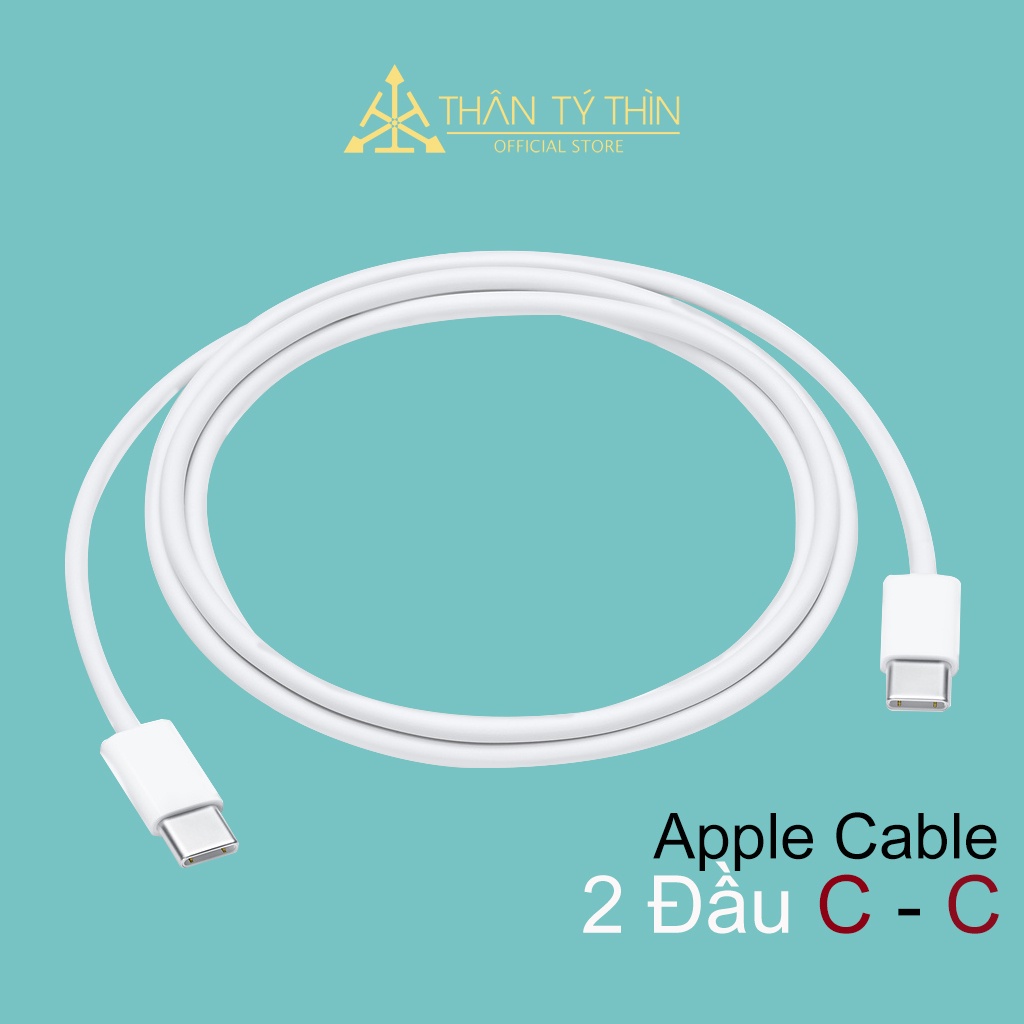 Dây sạc iPad Type C 2 Đầu - Cáp sạc nhanh iPad Pro
