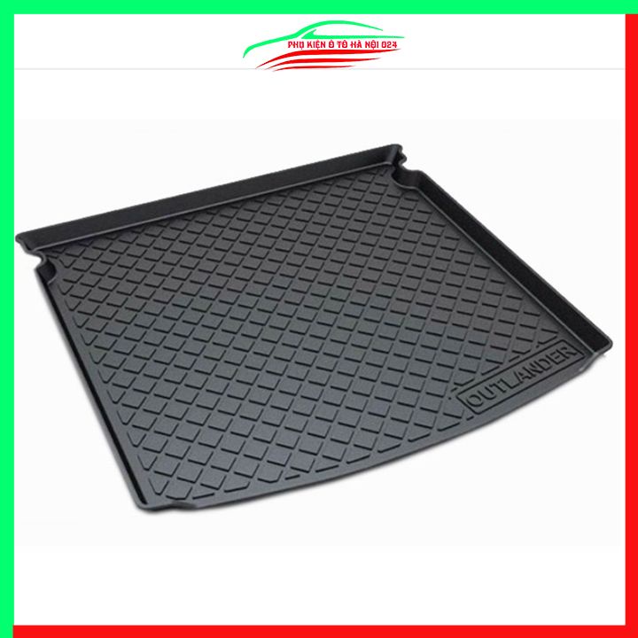 Thảm nhựa lót cốp Outlander 2016-2022 nhựa dẻo dày dặn đàn hồi tốt