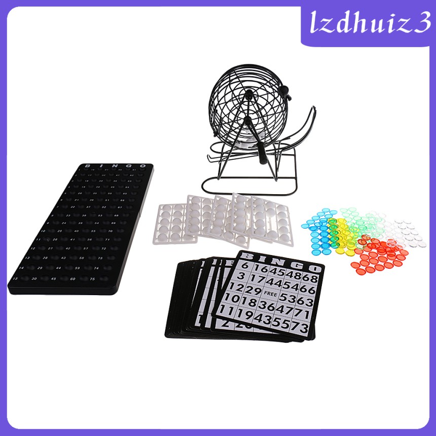 Trò Chơi Bingo Cổ Điển Với 75 Bóng + 150 Thẻ Đánh Dấu 18 Tấm