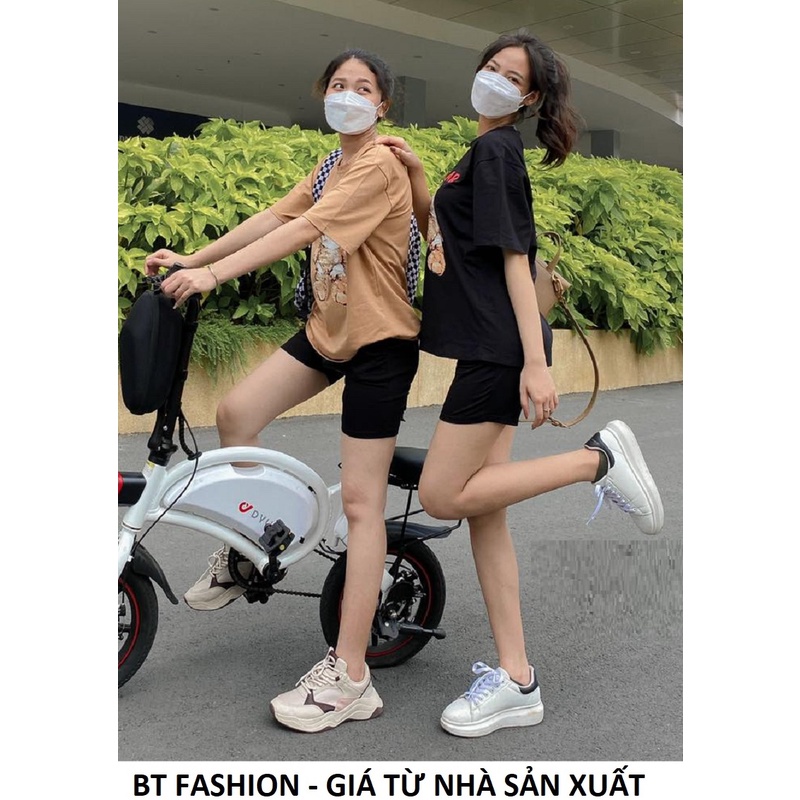 Áo Thun Phom Rộng/ Quần Thun Ôm Legging Ngố - BT FASHON