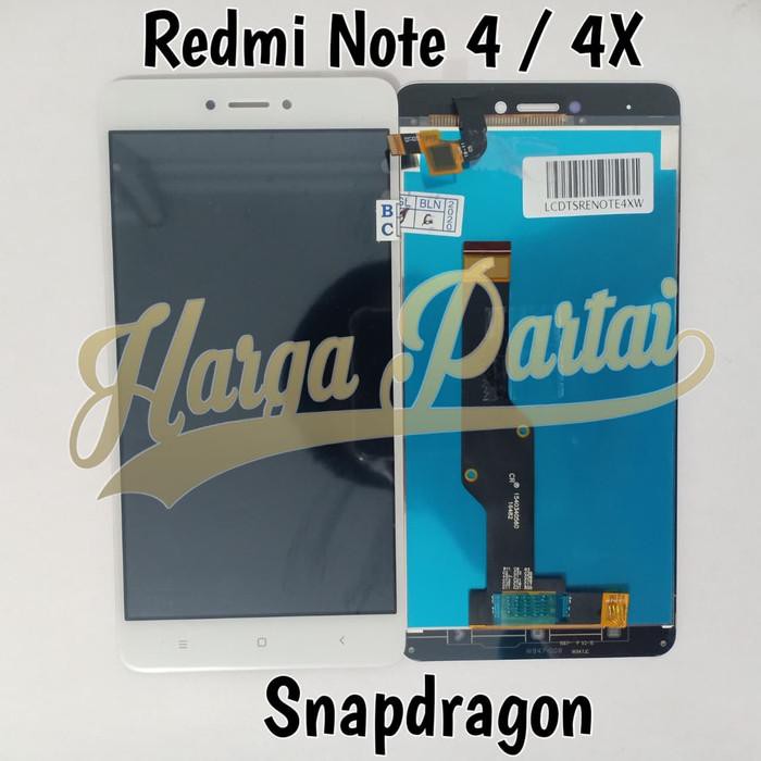 Màn Hình Cảm Ứng Lcd Màu Tương Phản Cho Xiaomi Redmi Note 4x Snapdragon Hg Đen