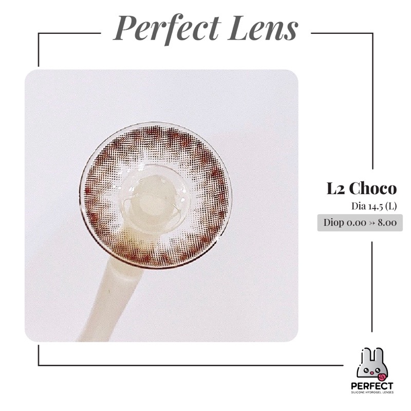 Lens , Kính Áp Tròng Không Độ Cận , L2 Choco Dia 14.5 L , Sản Phẩm Chính Hãng Giá Sale