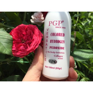 1 chai dung dịch Oxy trợ nhuộm tóc PGP 12% 100 ml