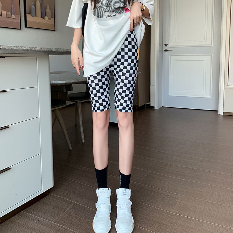 Quần Legging Bằng Lụa Mát Lưng Cao Bảo Vệ An Toàn Khi Tập yoga/Thể Hình Cho Nữ