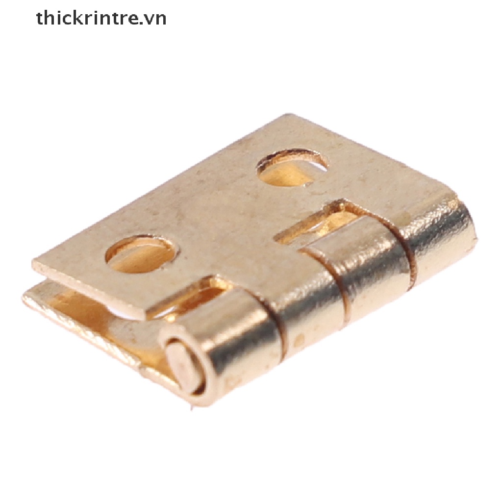 Set 20 Bản Lề Cửa Mini Bằng Đồng Thau Chất Lượng Cao