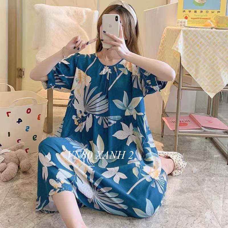 VÁY LANH SĂN Hàng Giao Luôn MẶC NHÀ ĐẦM MẶC NHÀ VN80