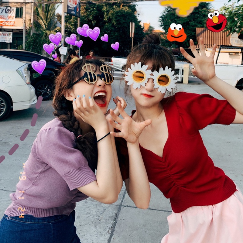 Kính Mát Hình Hoa Cúc Sáng Tạo Vui Nhộn Cho Tiệc Sinh Nhật