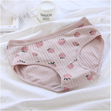 Quần Lót Cotton Co Dãn 4 Chiều Dâu Cute