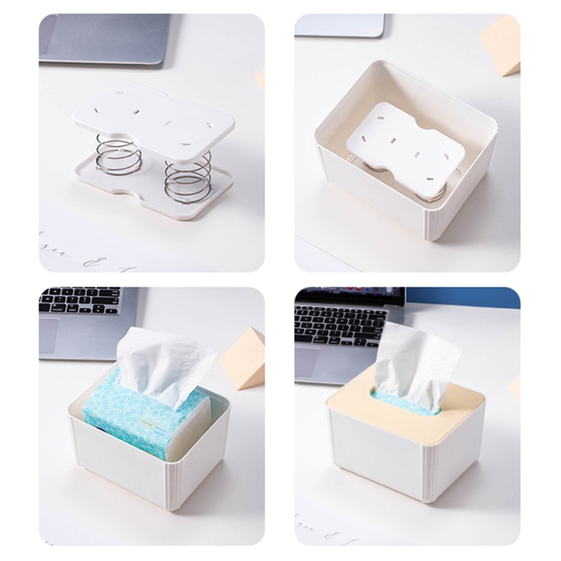 HAN Hộp đựng khăn giấy rút thiết thực sáng tạo tiện lợi