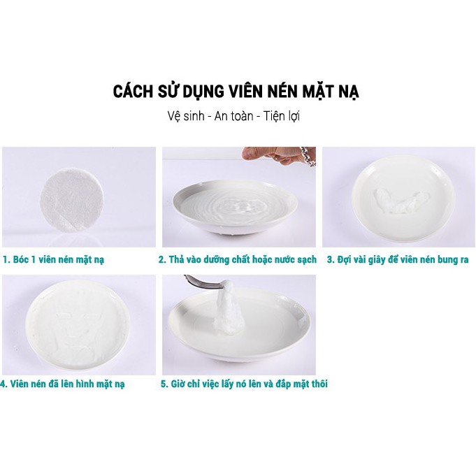 [Mã ICBBACK1219 hoàn 20K xu đơn 0Đ] Mặt Nạ Viên Nén Miniso Nhật Bản Set Lẻ | BigBuy360 - bigbuy360.vn