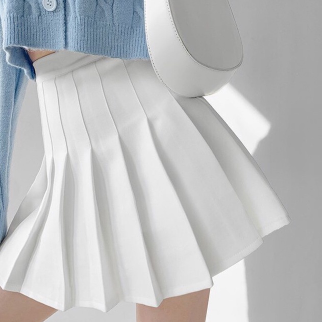 Chân Váy Tennis Xếp Ly Chân Váy Nữ Xòe Ngắn Cạp Cao Có Quần Trong Chất Tuyết Mưa Dày Dặn | BigBuy360 - bigbuy360.vn