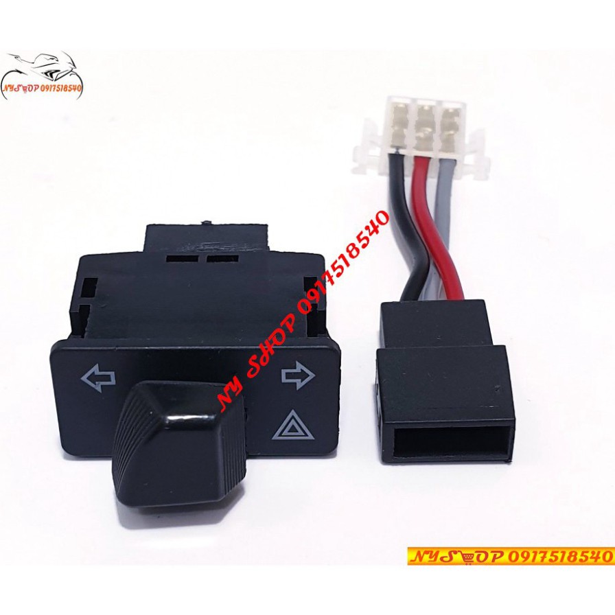 COMBO Công Tắc Xi Nhan Tích Hợp Ưu Tiên HAZARD Chế Các Loại Xe Honda, Yamaha