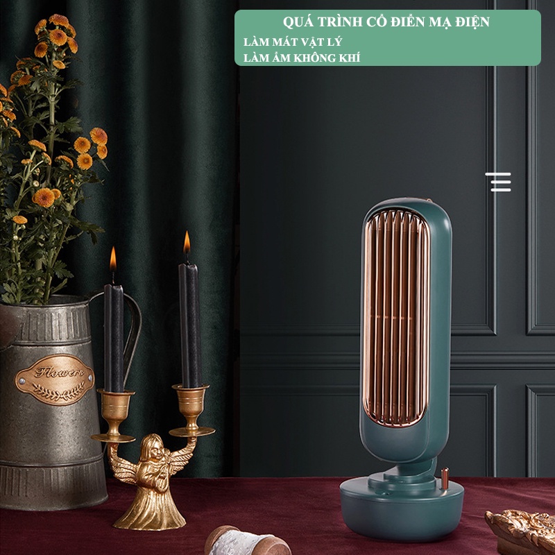 USB Quạt quạt để bàn văn phòng quạt tích điện quạt hơi nước quạt mini phun sương máy tạo độ ẩm